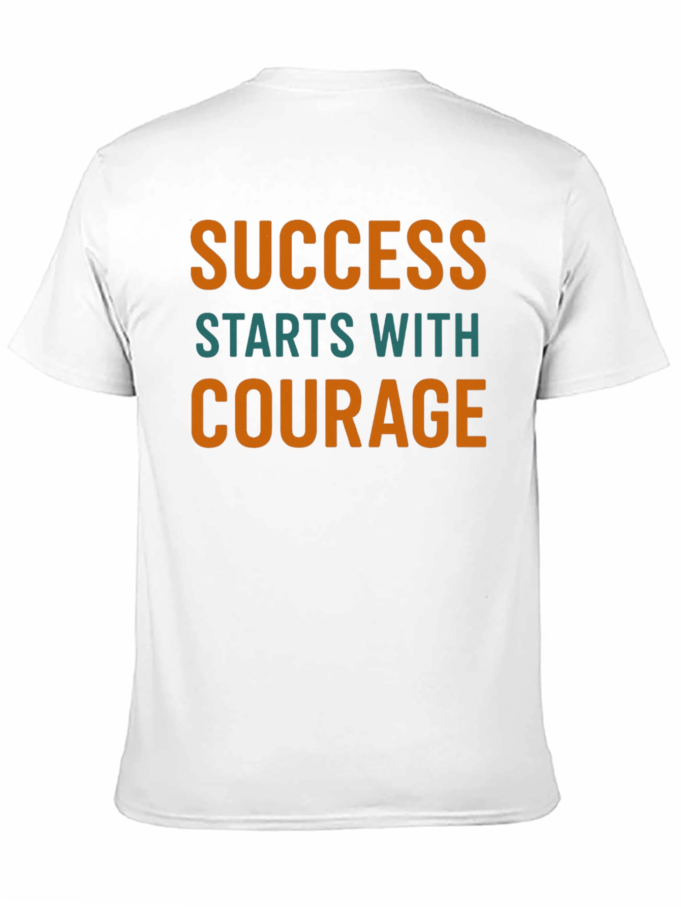 Success Courage Graphic Tee - Motivational Shirt