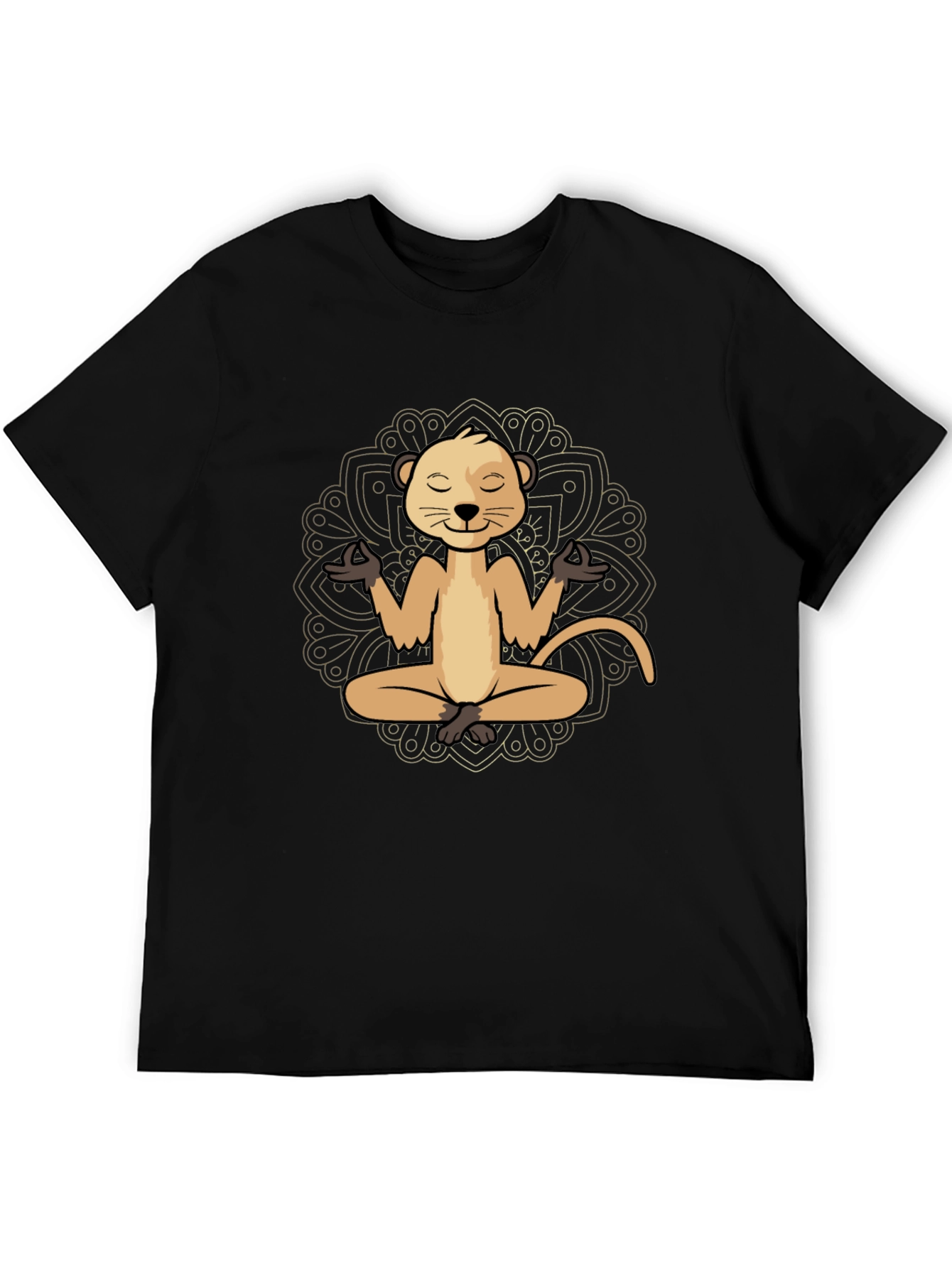 Meditating Meerkat Graphic T-Shirt