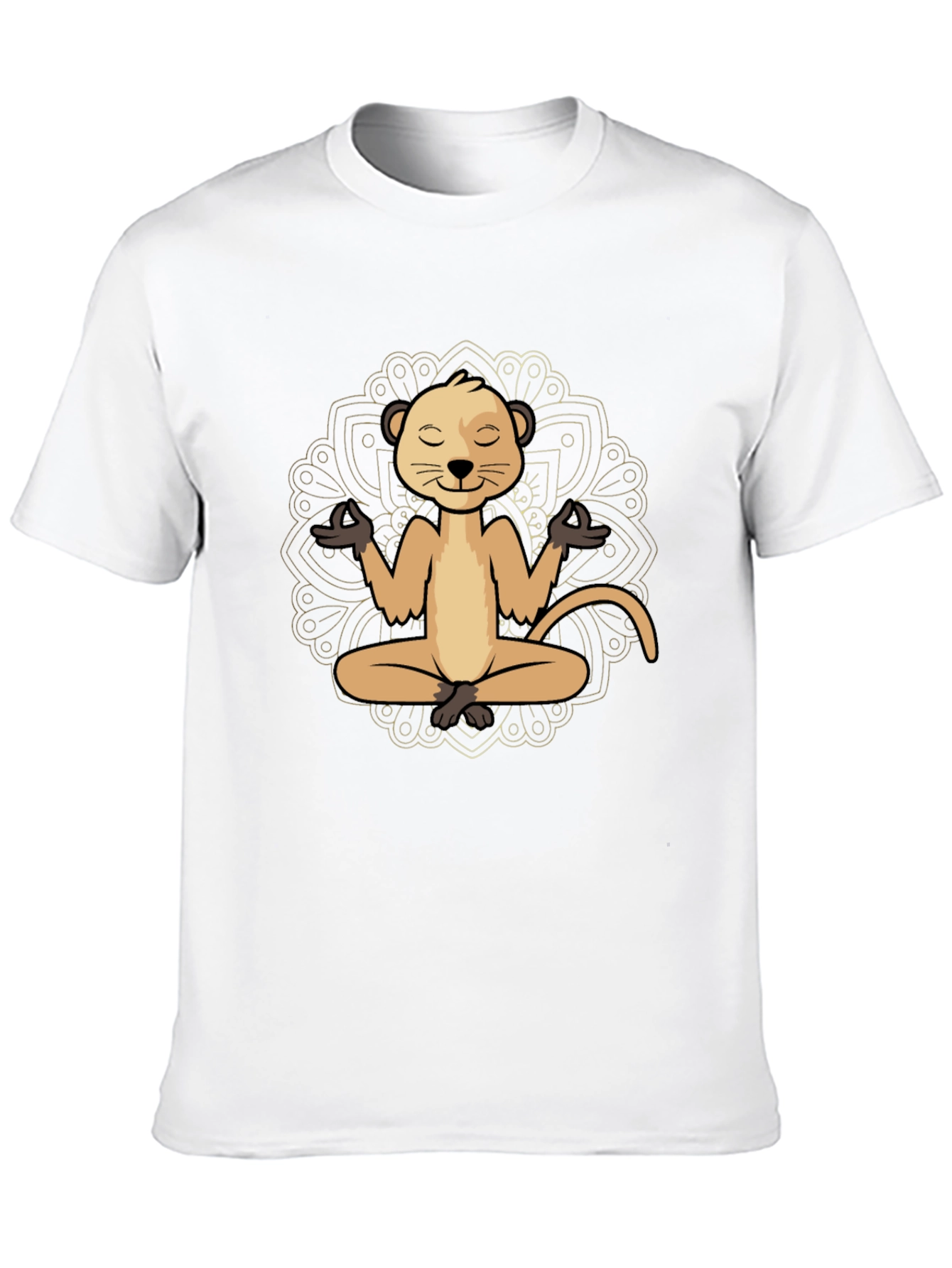 Meditating Meerkat Graphic T-Shirt