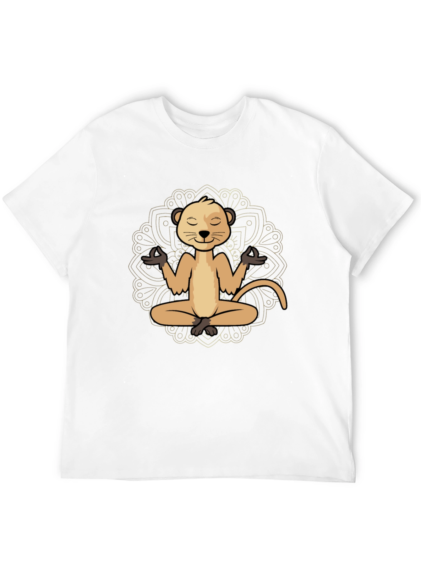 Meditating Meerkat Graphic T-Shirt