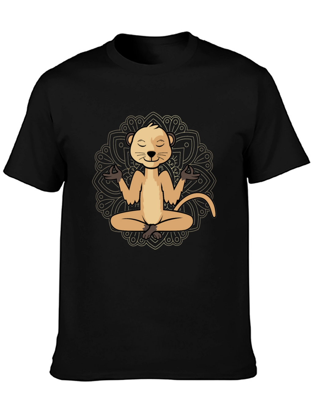 Meditating Meerkat Graphic T-Shirt