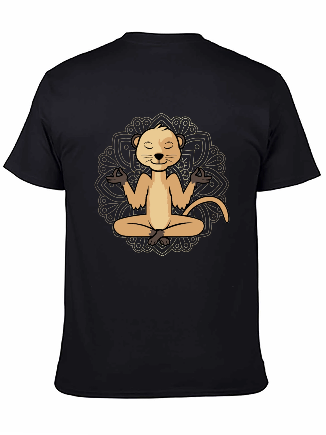 Meditating Meerkat Graphic T-Shirt