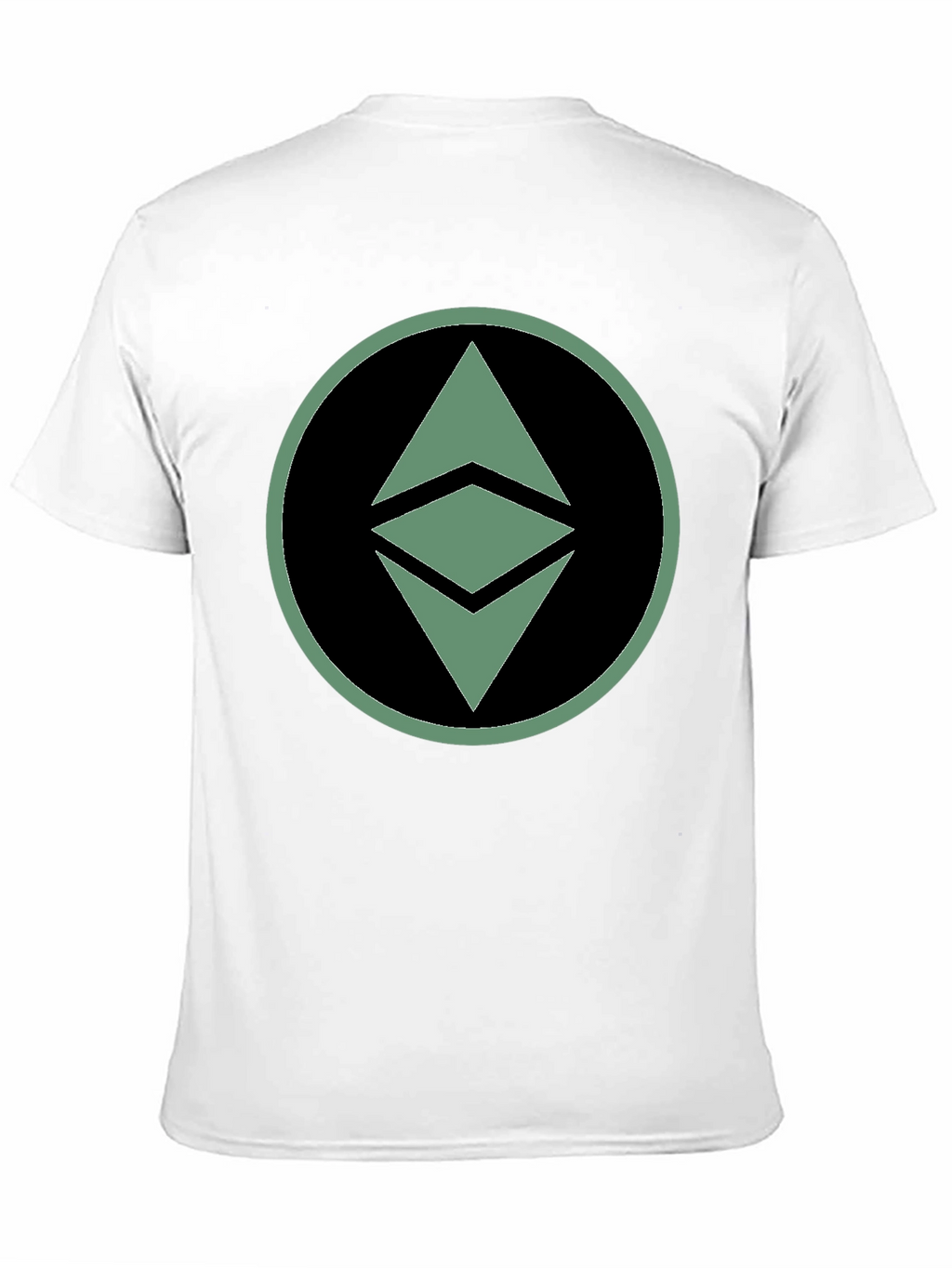 Ethereum Crypto Logo Graphic T-Shirt - Black