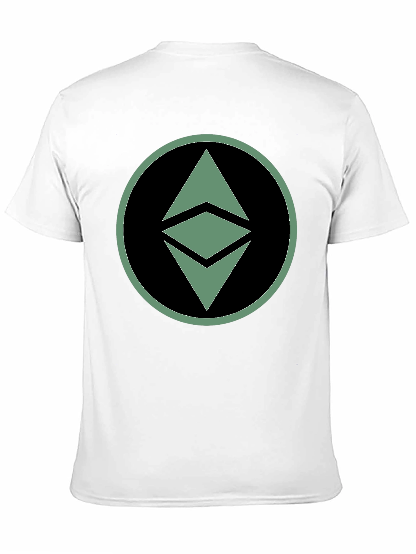 Ethereum Crypto Logo Graphic T-Shirt - Black
