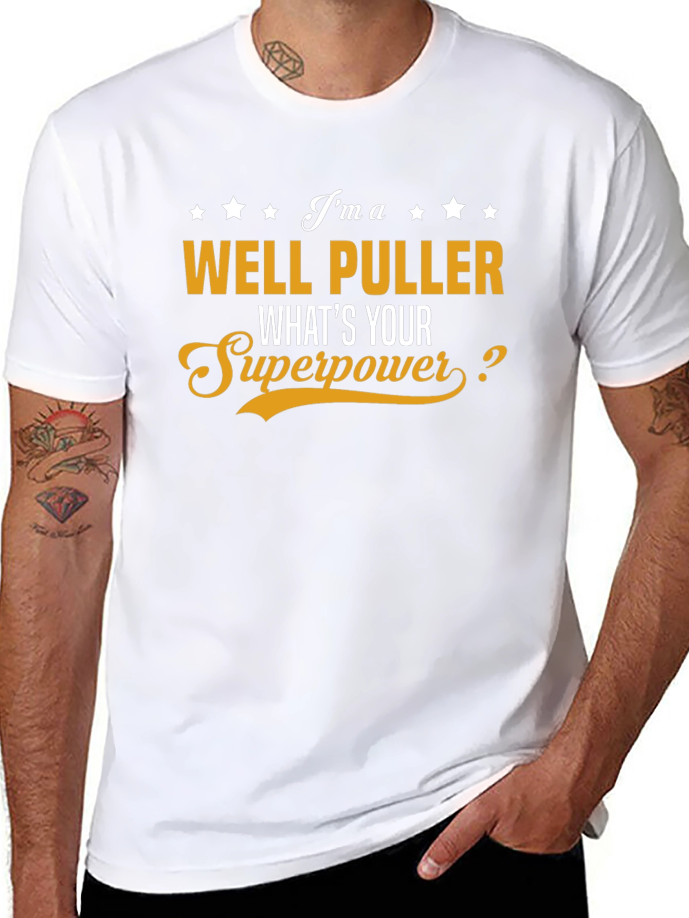 Well Puller Superpower T-Shirt - Funny Job Pride Tee