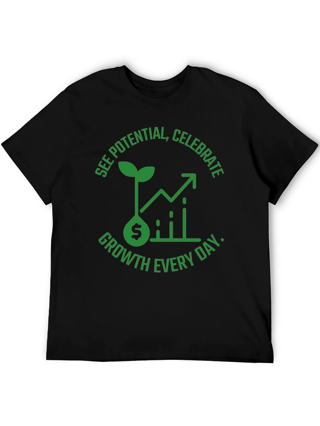 Growth Mindset T-Shirt - See Potential Celebrate Daily