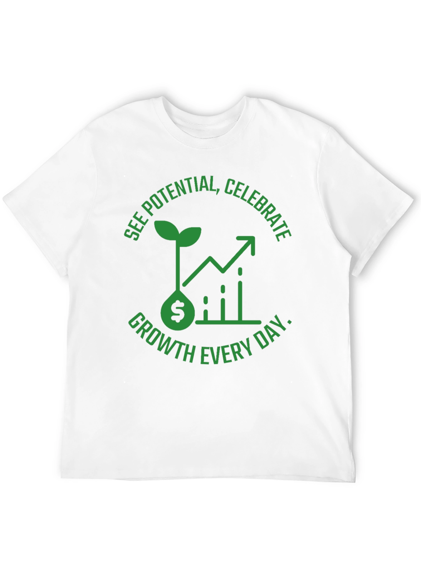 Growth Mindset T-Shirt - See Potential Celebrate Daily