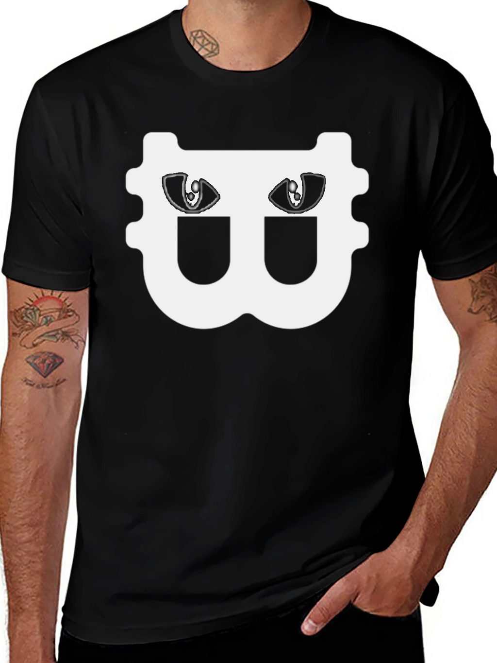 Monster Bitcoin Logo Black T-Shirt