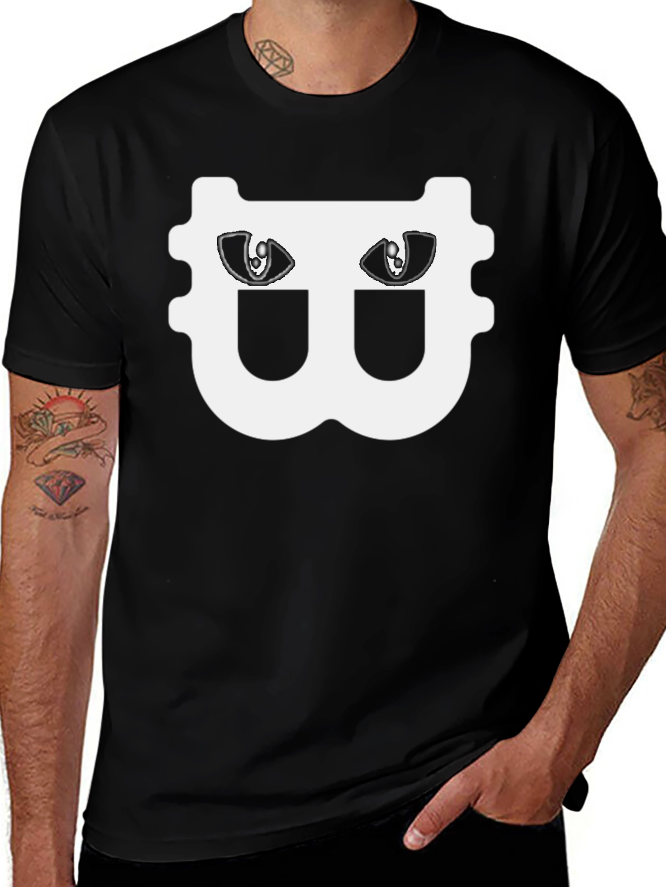 Monster Bitcoin Logo Black T-Shirt