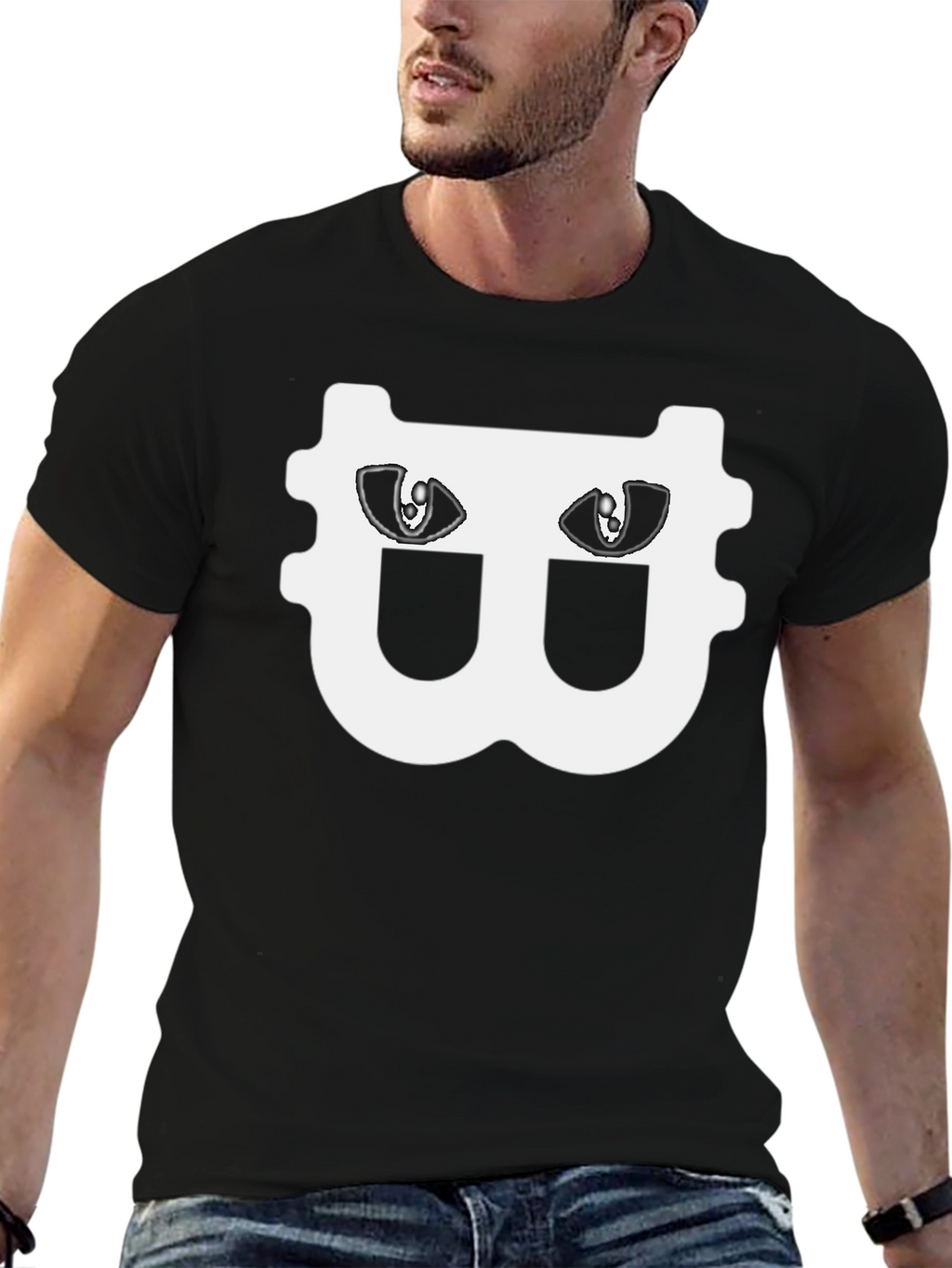 Monster Bitcoin Logo Black T-Shirt