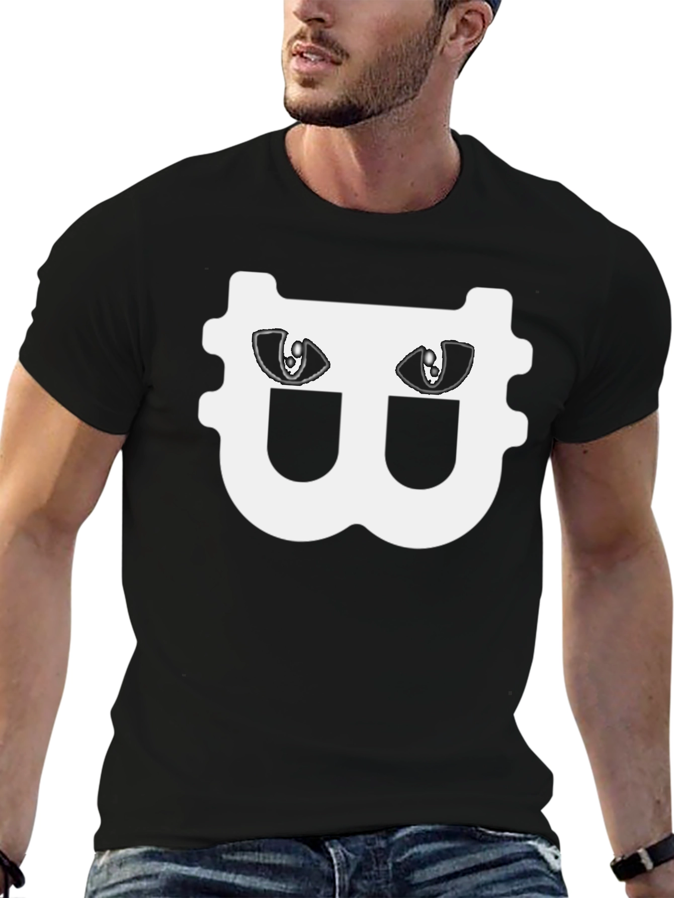 Monster Bitcoin Logo Black T-Shirt