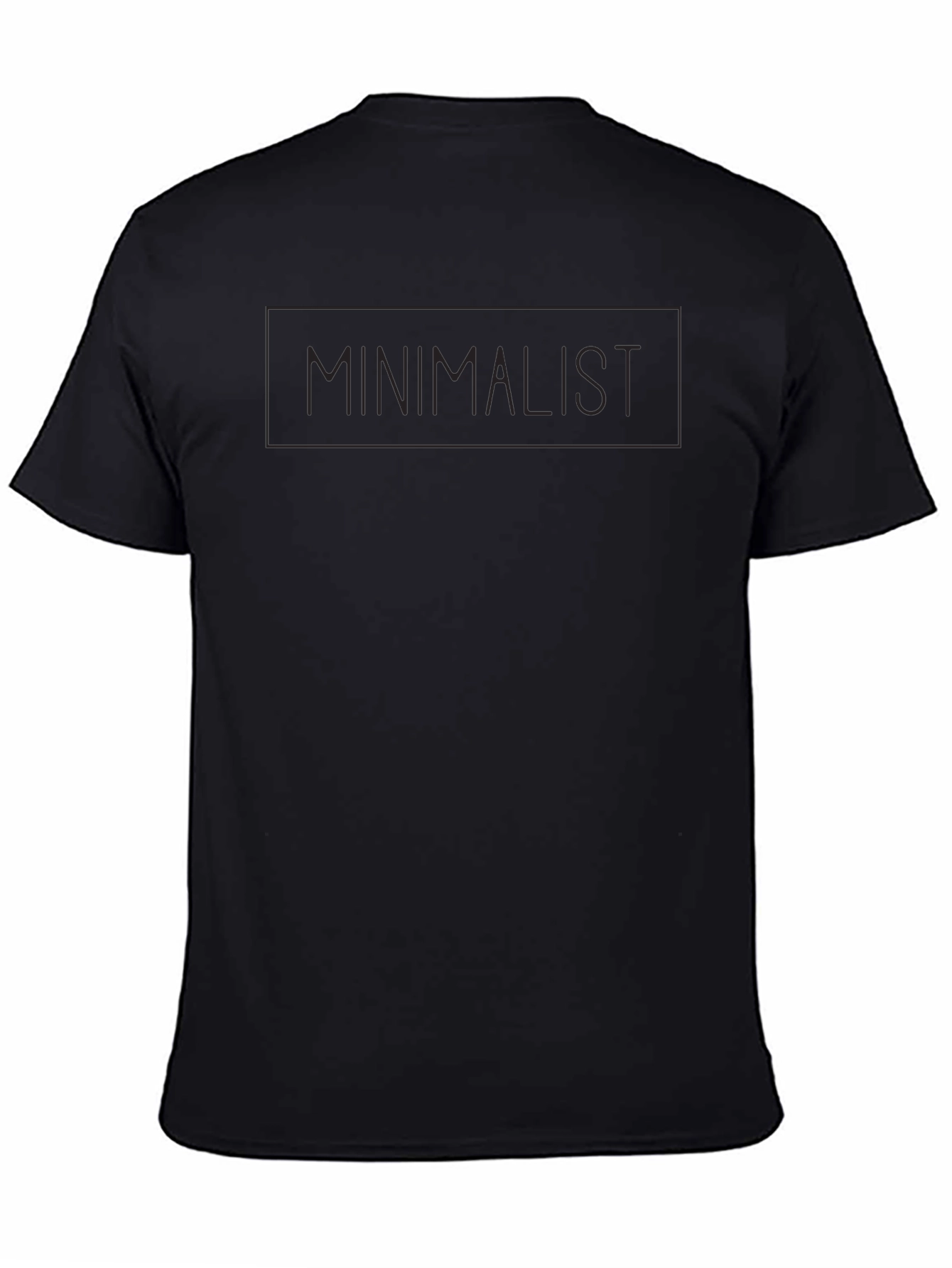 Minimalist Black Graphic Tee - Modern Style