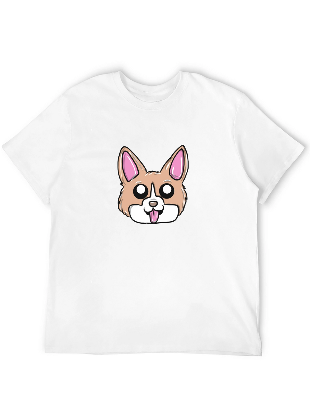 Cute Corgi Face T-Shirt – Adorable Dog Lover Tee
