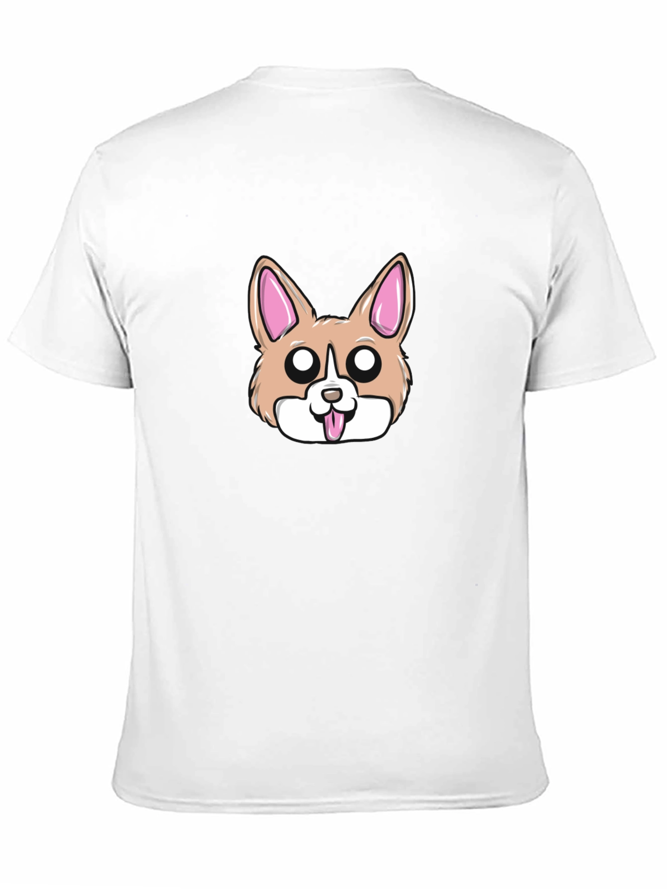 Cute Corgi Face T-Shirt – Adorable Dog Lover Tee