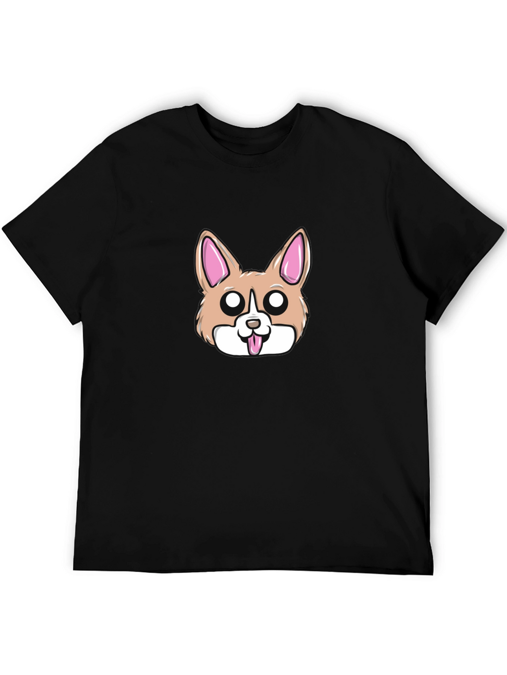 Cute Corgi Face T-Shirt – Adorable Dog Lover Tee
