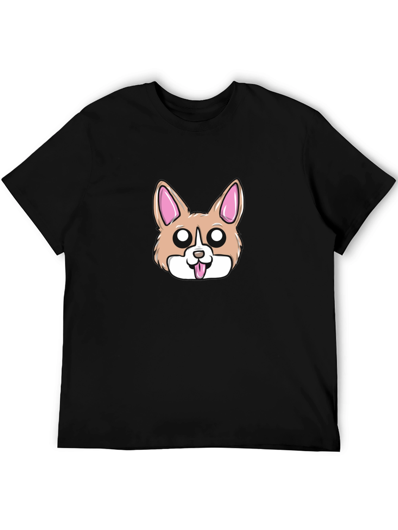 Cute Corgi Face T-Shirt – Adorable Dog Lover Tee