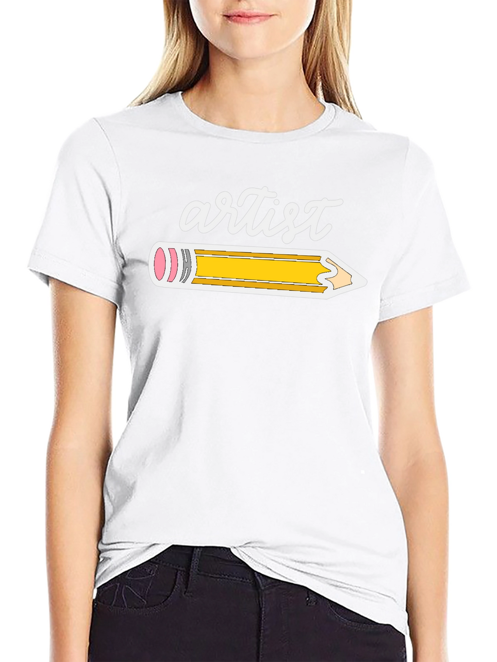 Artist Pencil Graphic T-Shirt