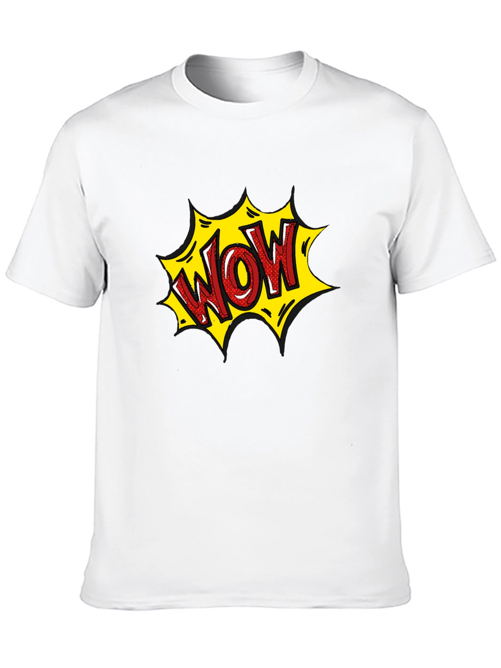 WOW Comic Style Graphic T-Shirt
