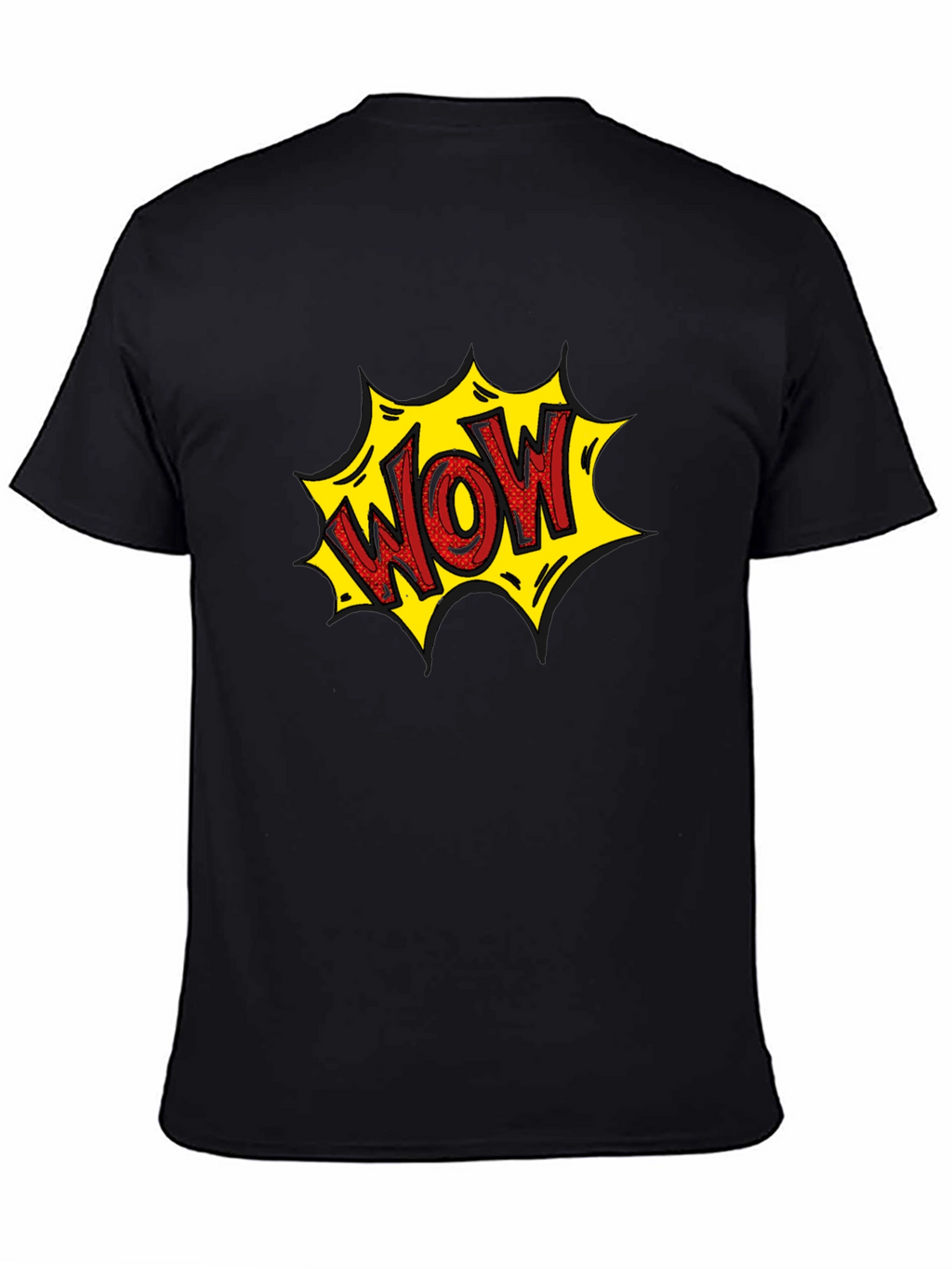 WOW Comic Style Graphic T-Shirt
