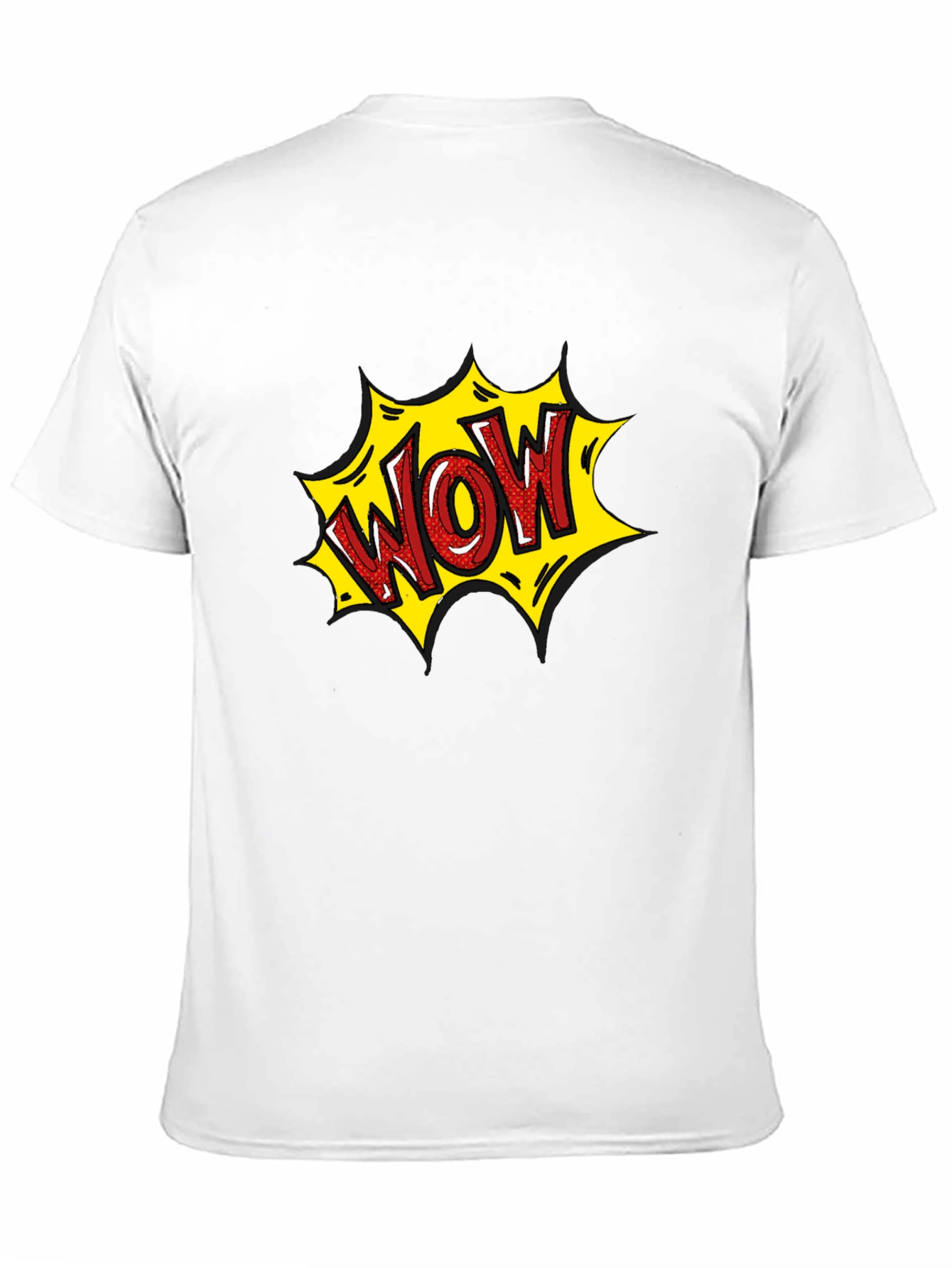 WOW Comic Style Graphic T-Shirt