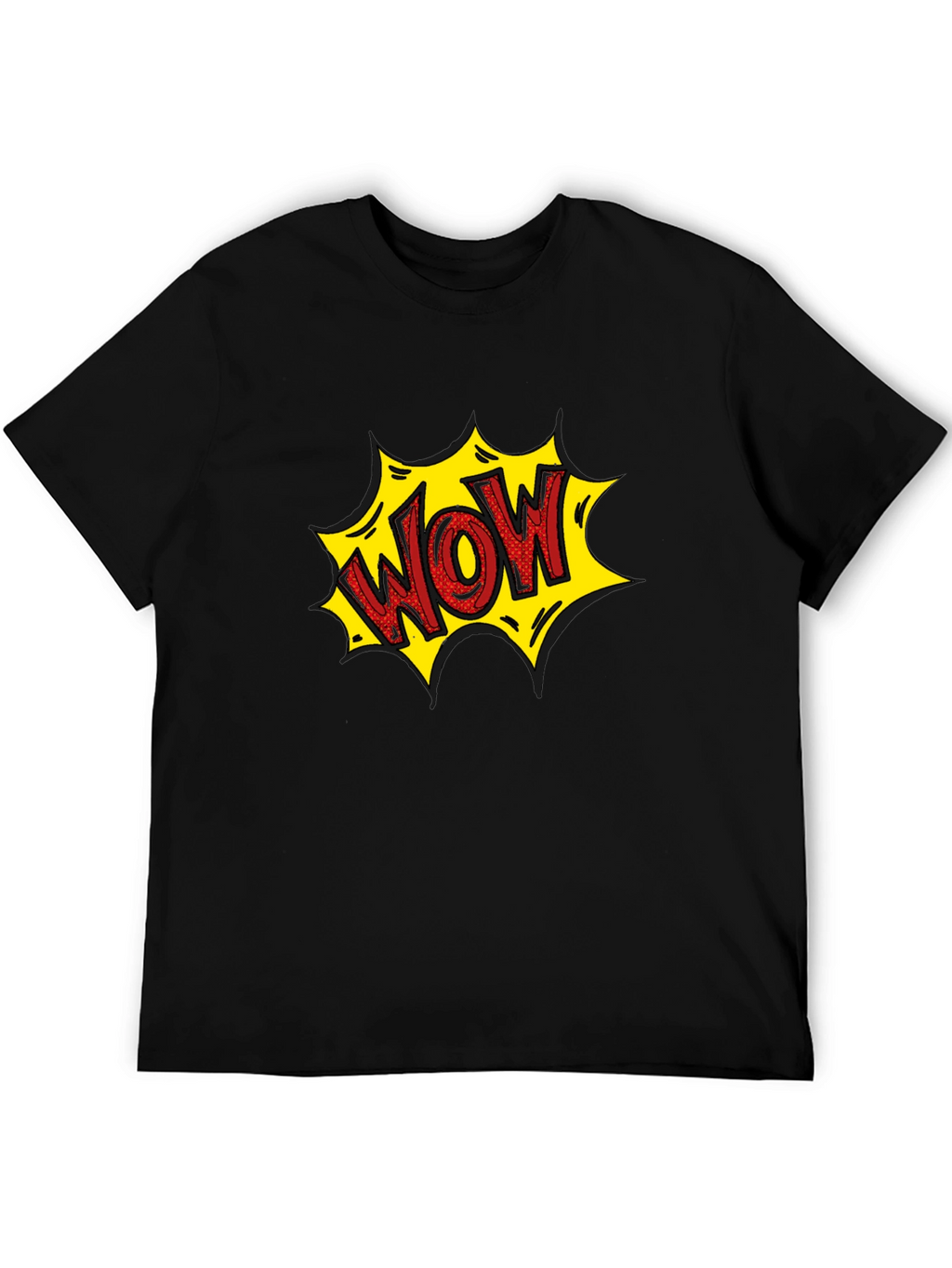WOW Comic Style Graphic T-Shirt