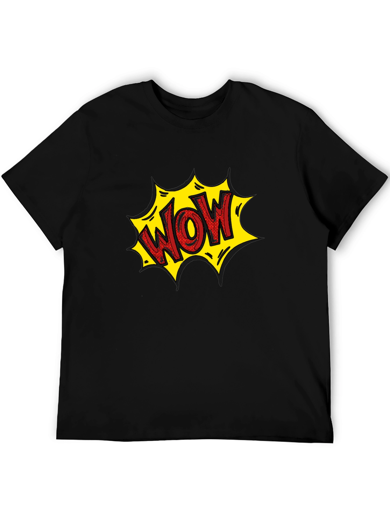 WOW Comic Style Graphic T-Shirt