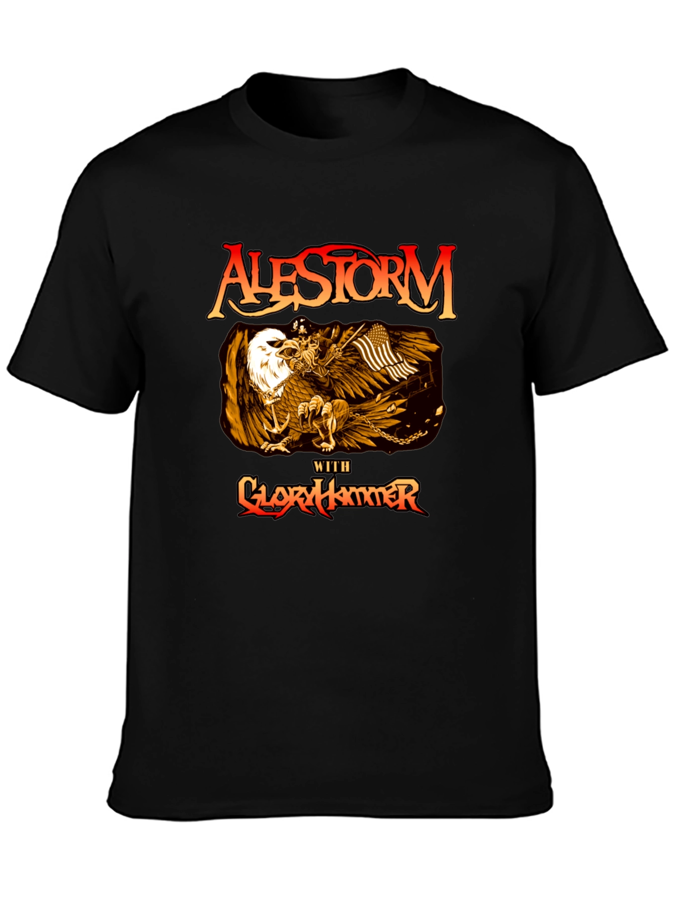 Alestorm with Gloryhammer Black T-Shirt