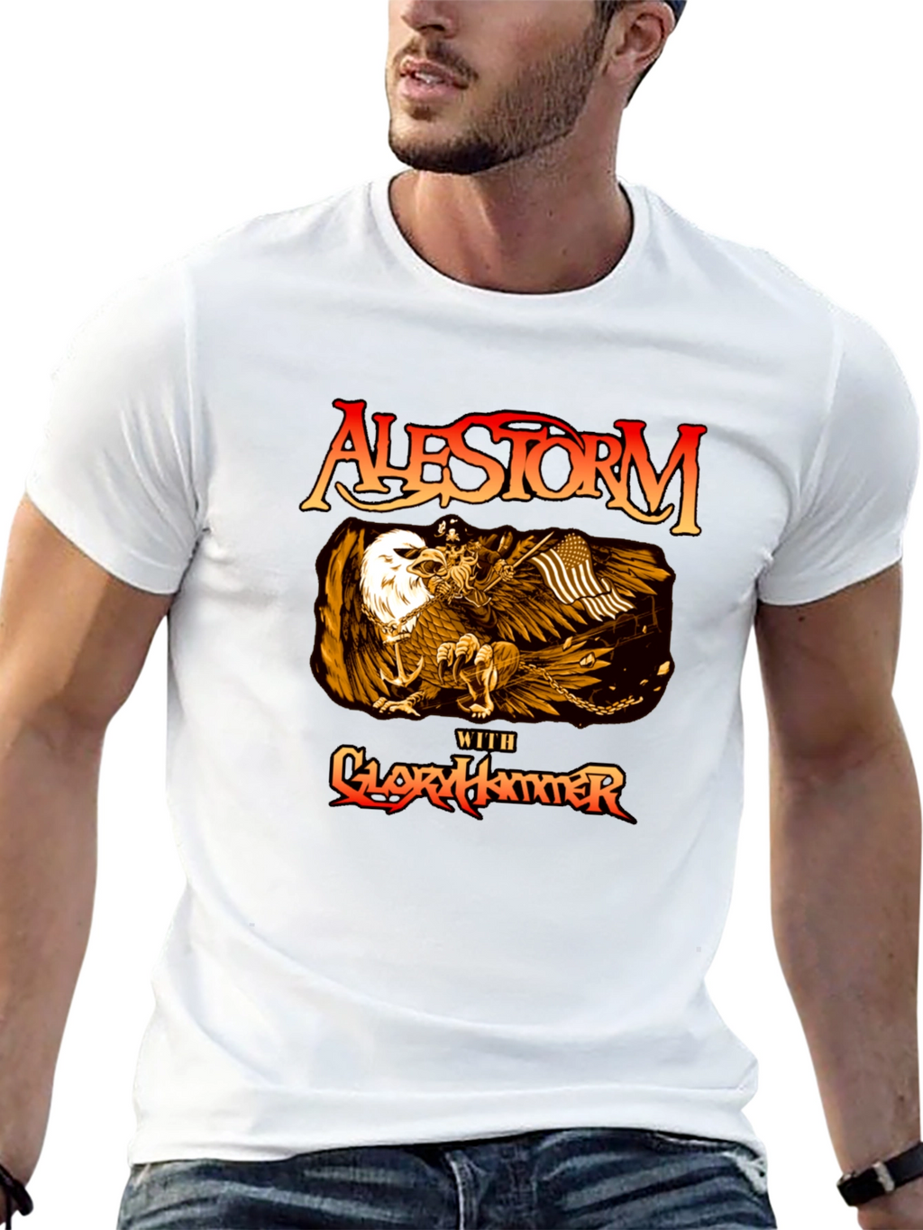 Alestorm with Gloryhammer Black T-Shirt
