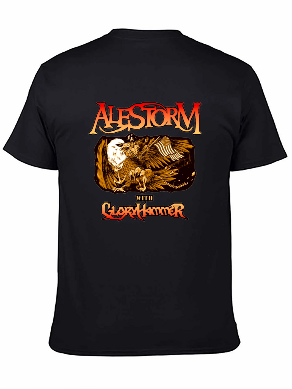 Alestorm with Gloryhammer Black T-Shirt