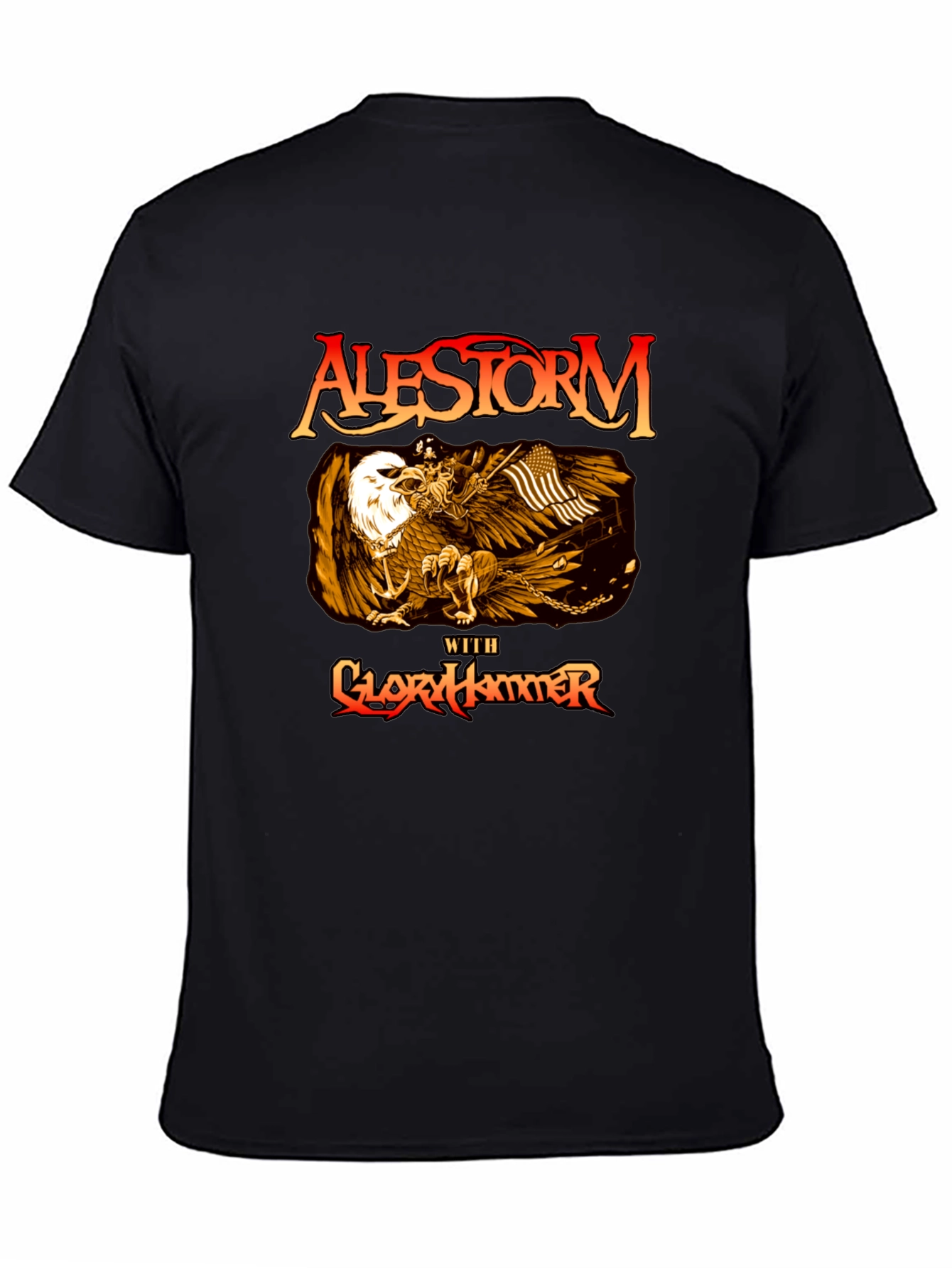 Alestorm with Gloryhammer Black T-Shirt