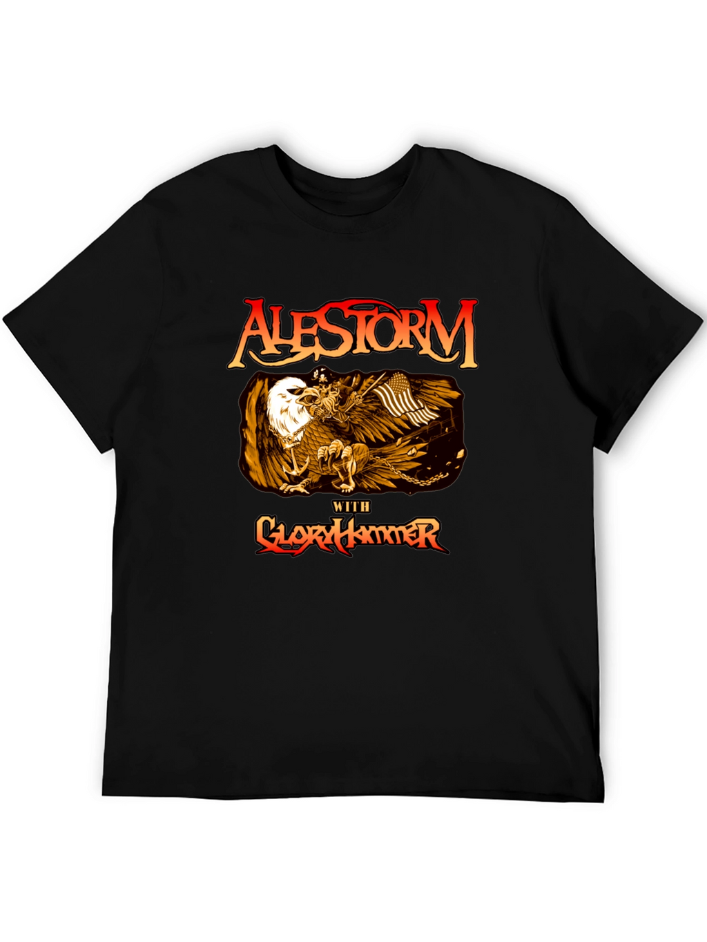 Alestorm with Gloryhammer Black T-Shirt