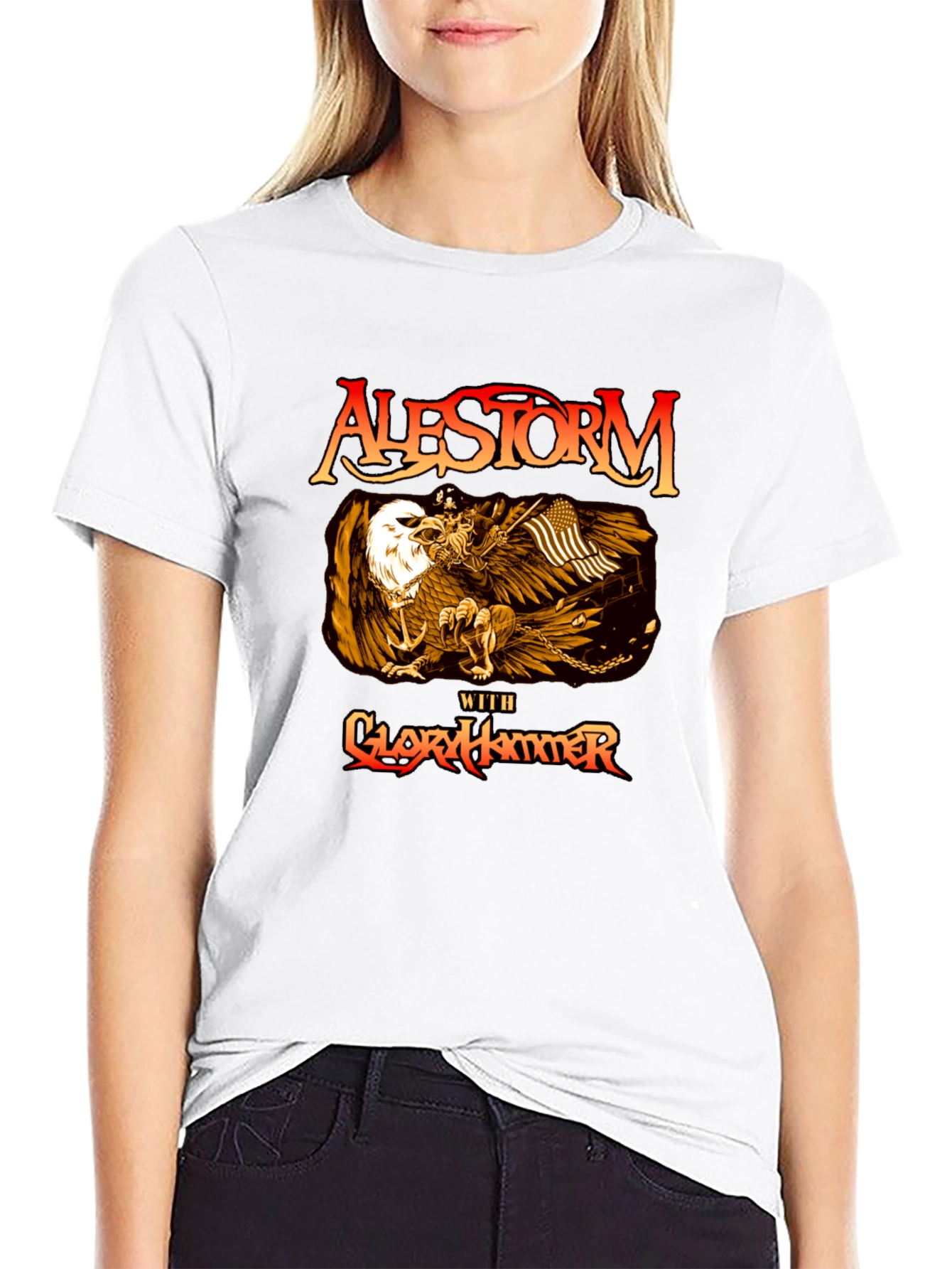 Alestorm with Gloryhammer Black T-Shirt