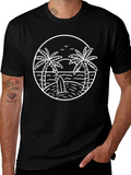 Black Beach Vibes Graphic Tee