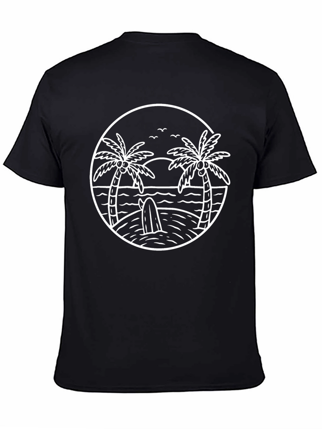 Black Beach Vibes Graphic Tee