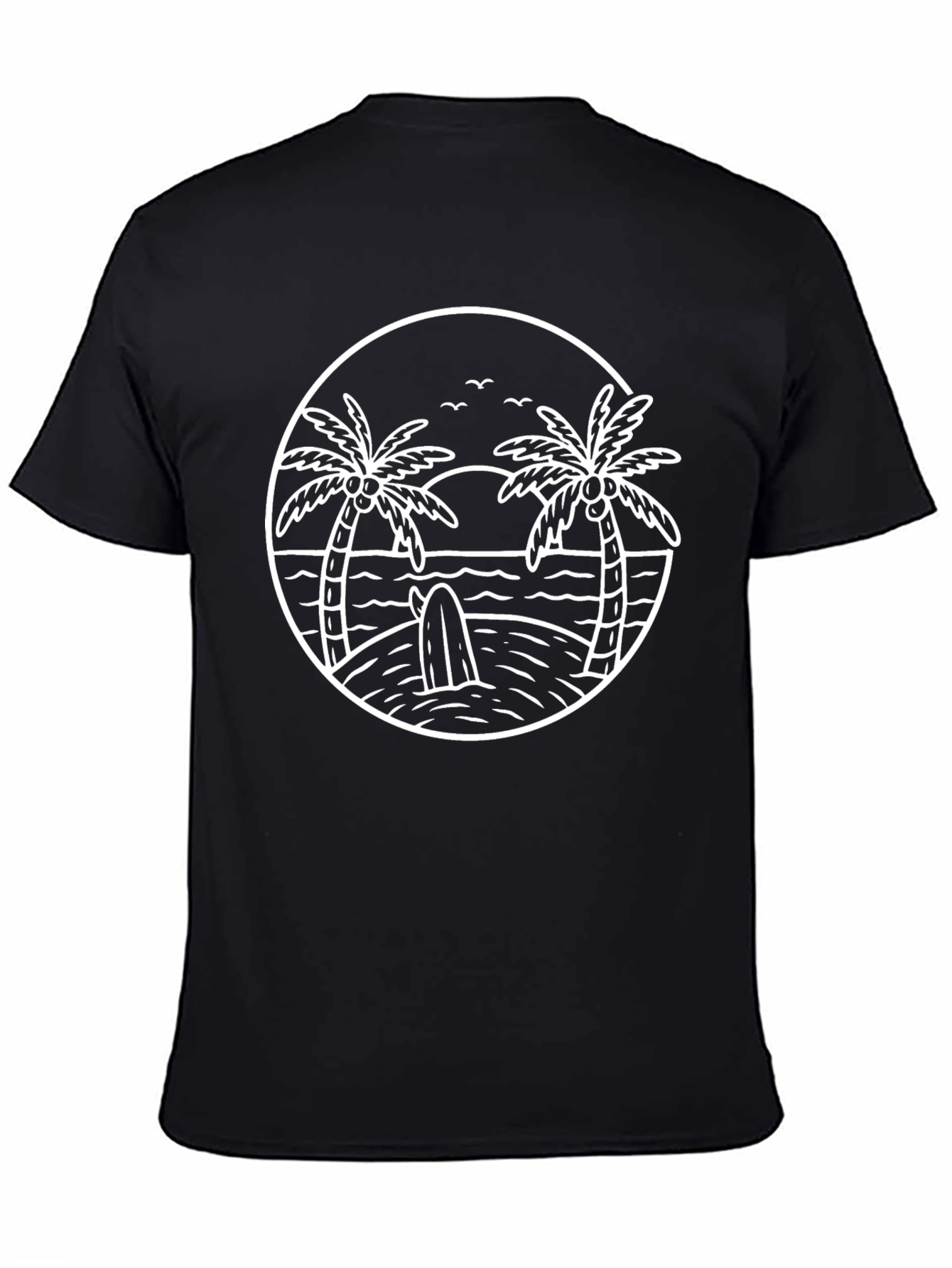 Black Beach Vibes Graphic Tee