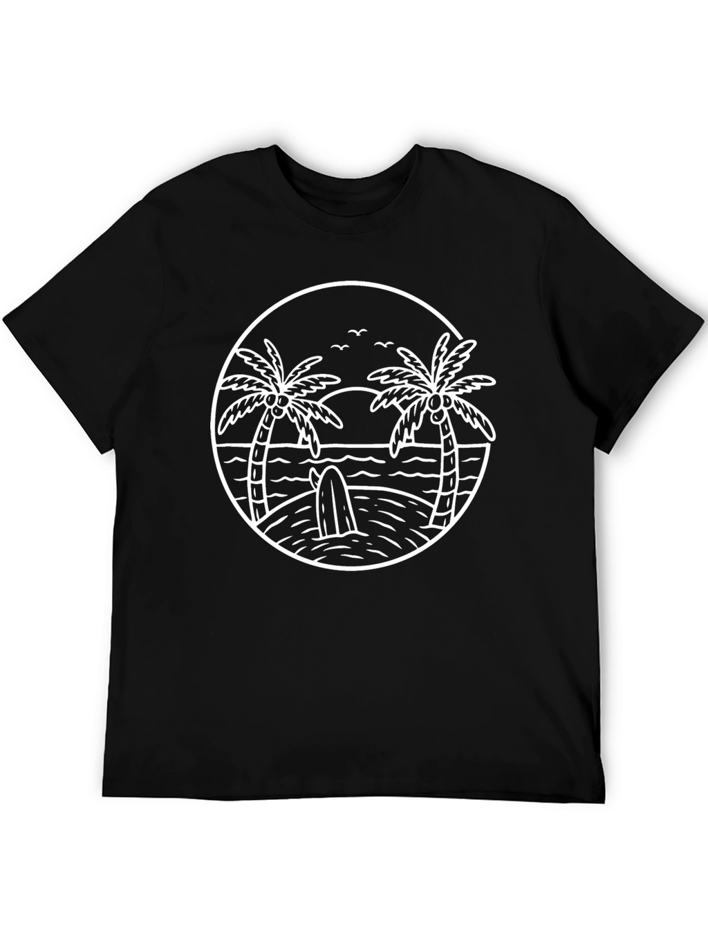 Black Beach Vibes Graphic Tee