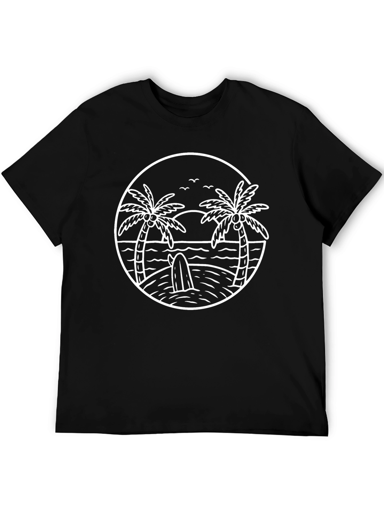 Black Beach Vibes Graphic Tee