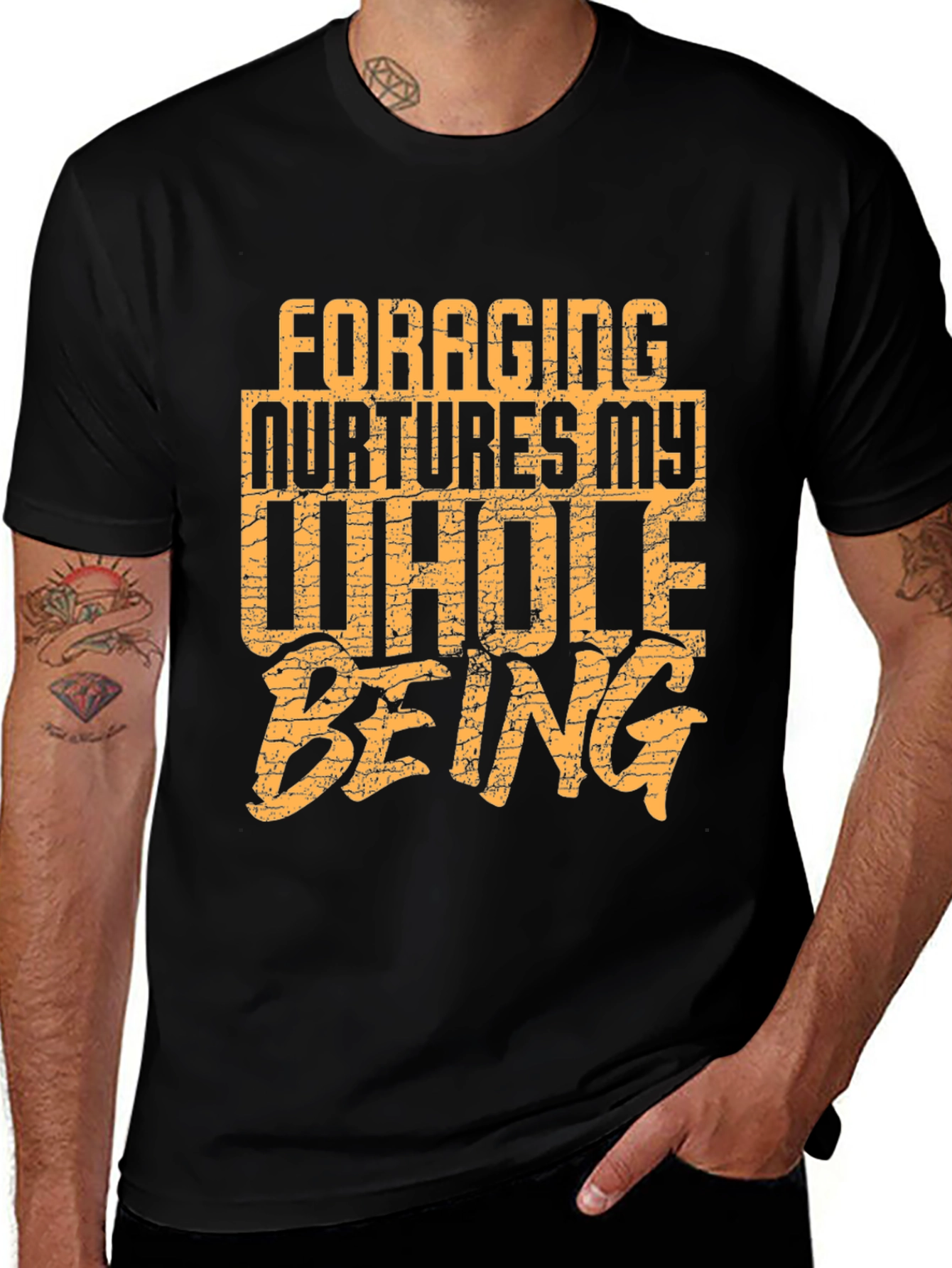 Foraging Nurtures My Whole Being - Graphic T-Shirt