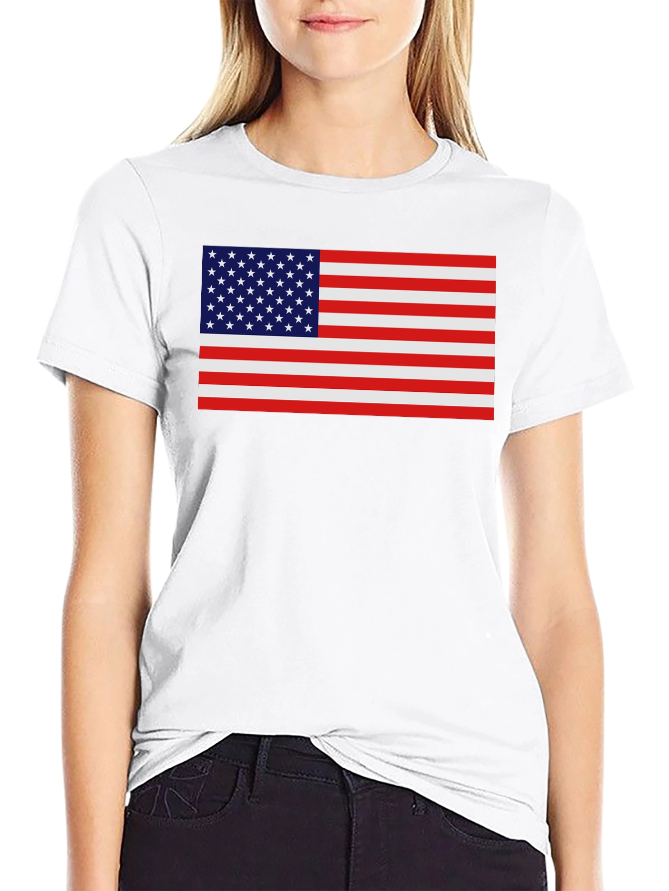 American Flag Graphic T-Shirt - Patriotic Pride