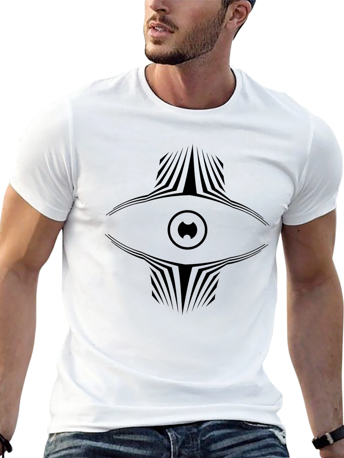 Eye Graphic Black T-Shirt