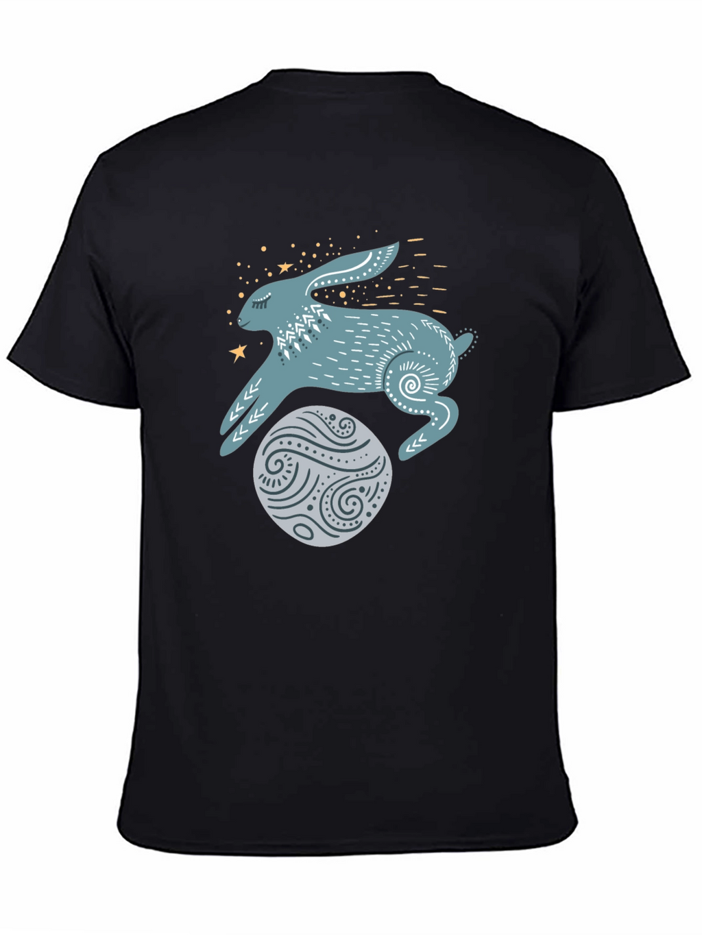 Mystical Hare Black T-Shirt