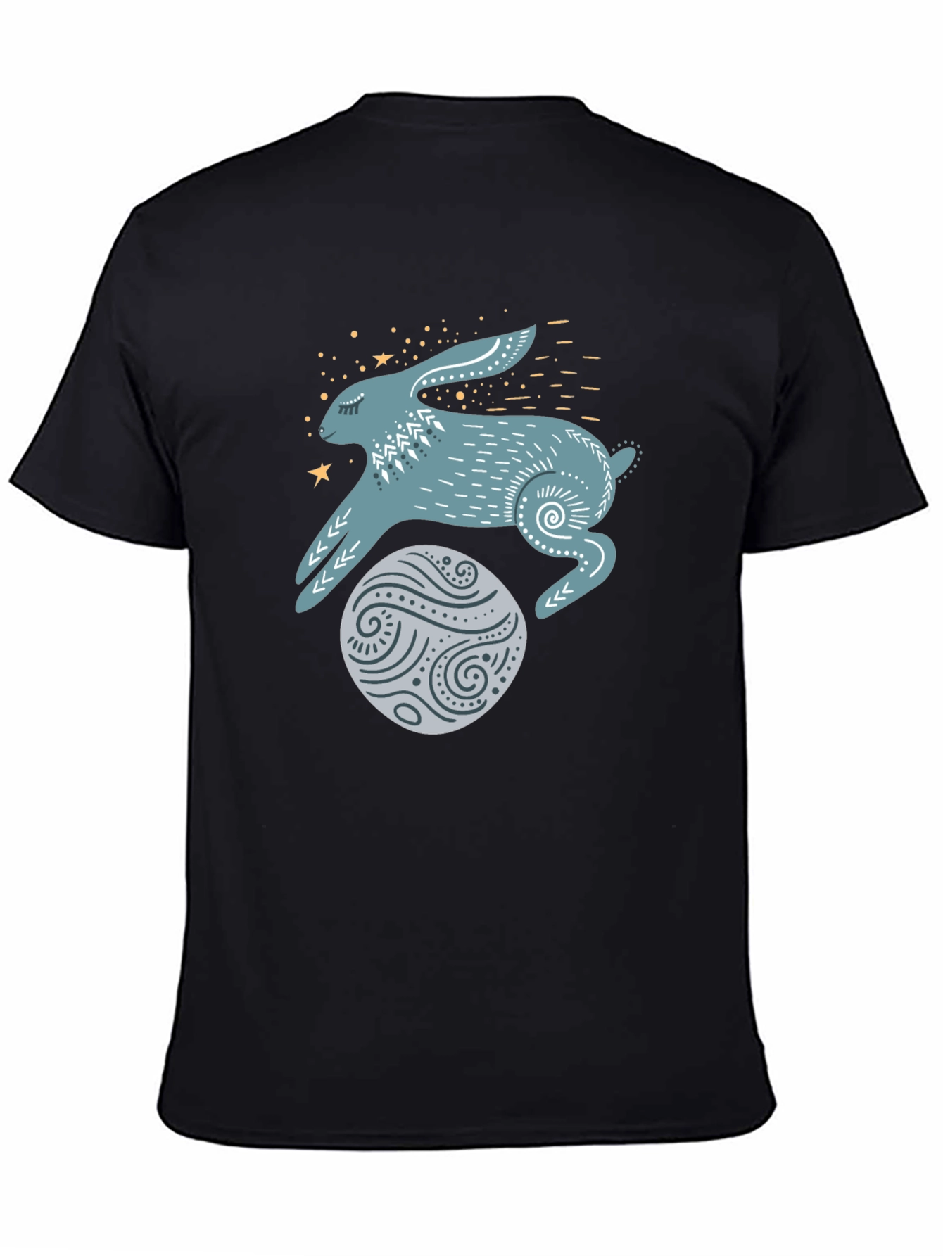 Mystical Hare Black T-Shirt
