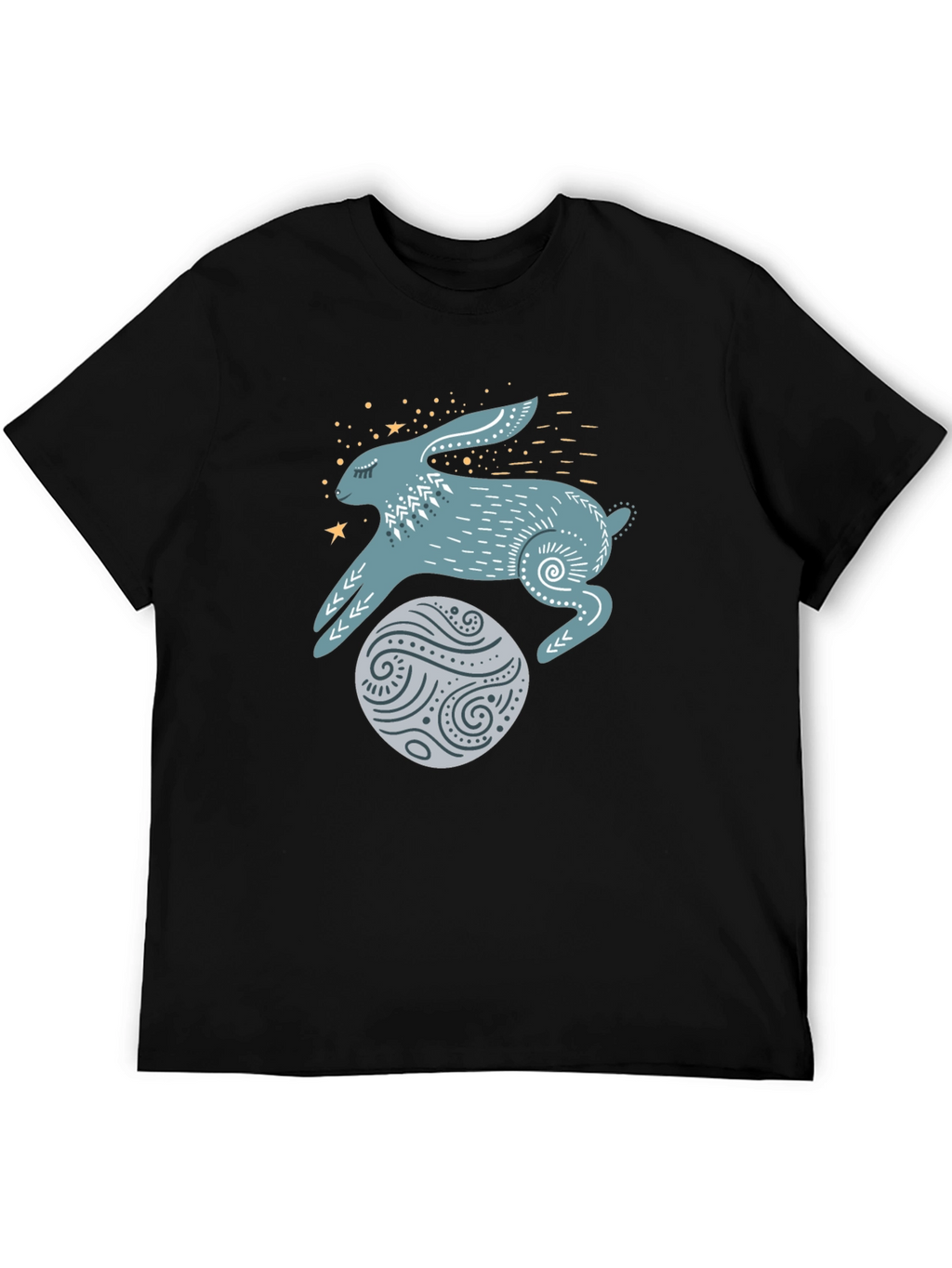 Mystical Hare Black T-Shirt