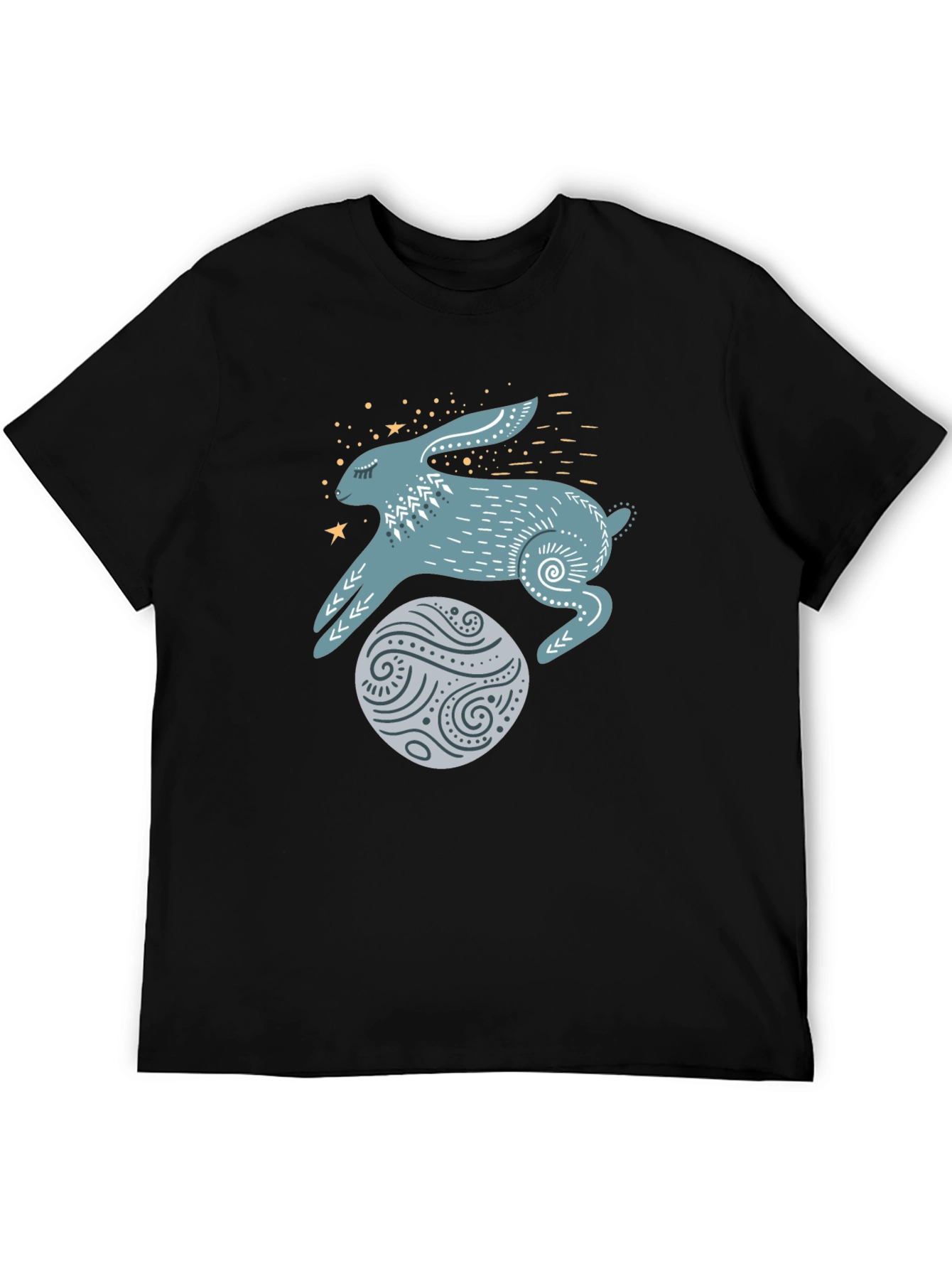 Mystical Hare Black T-Shirt