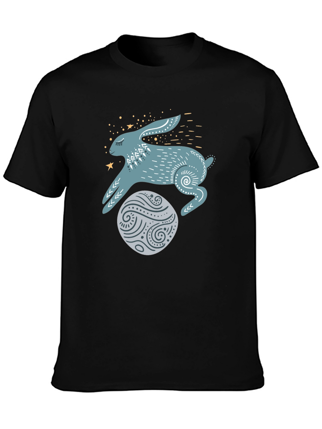Mystical Hare Black T-Shirt