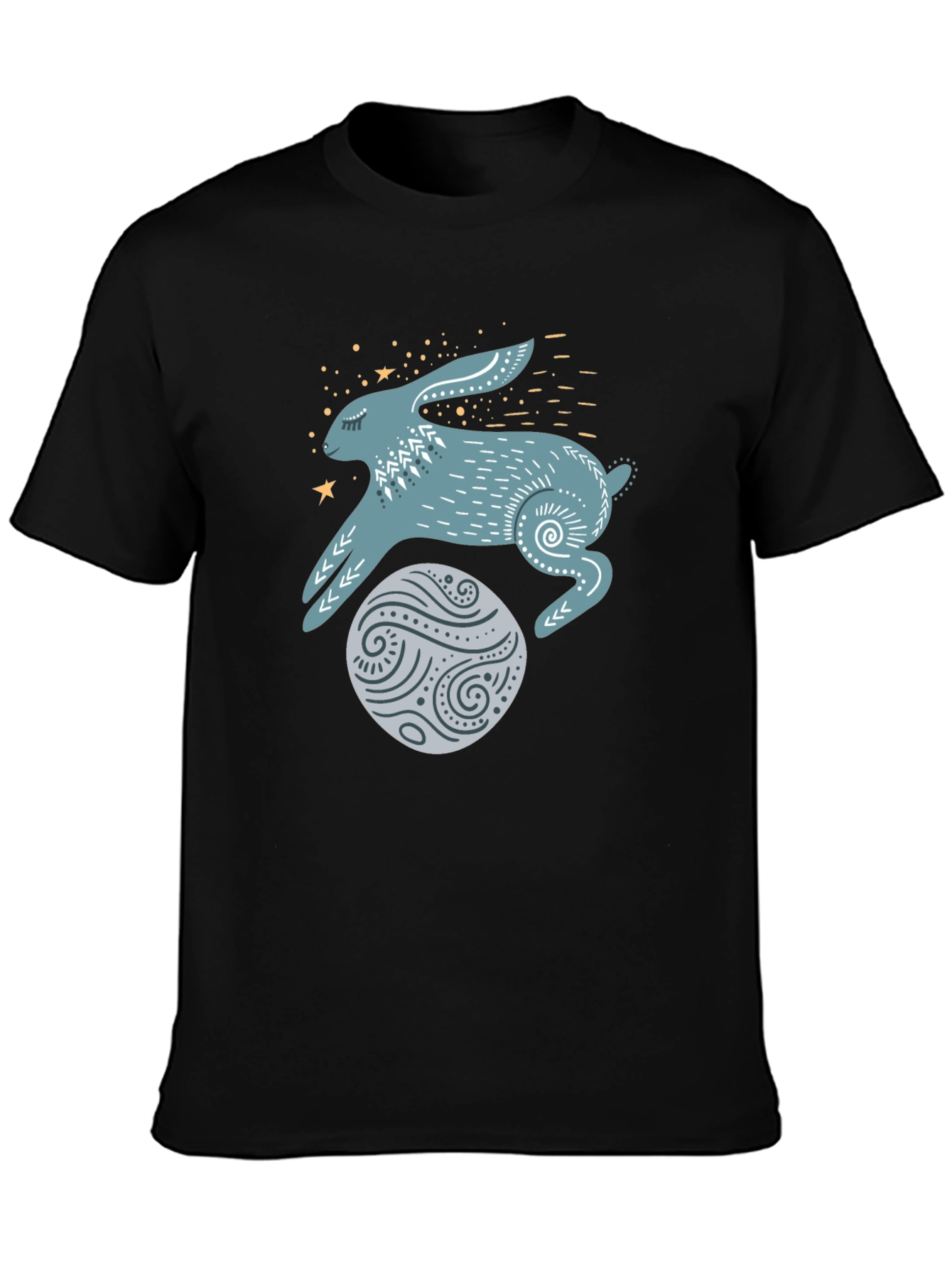 Mystical Hare Black T-Shirt