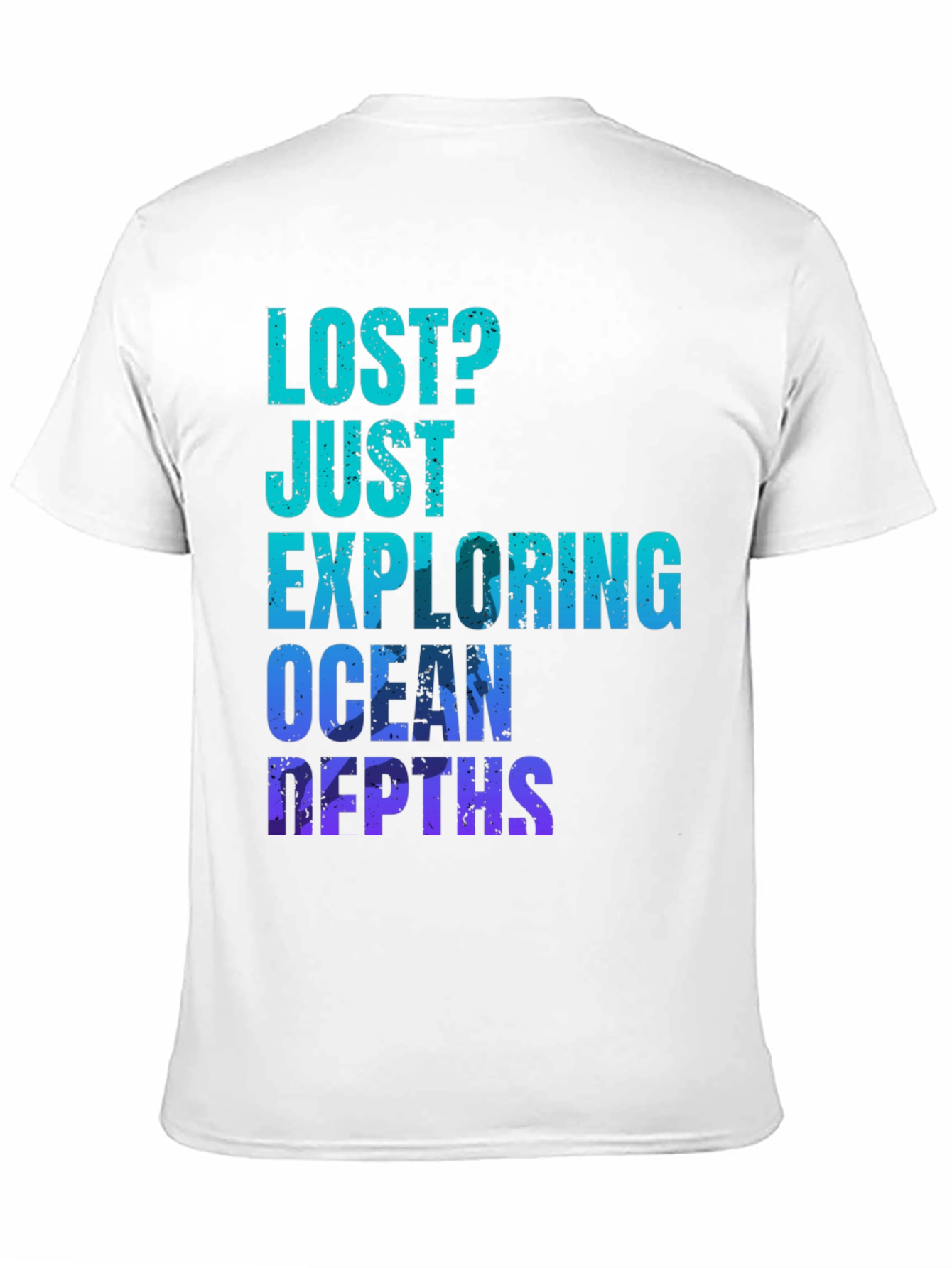 Ocean Depths Graphic T-Shirt - Lost? Just Exploring