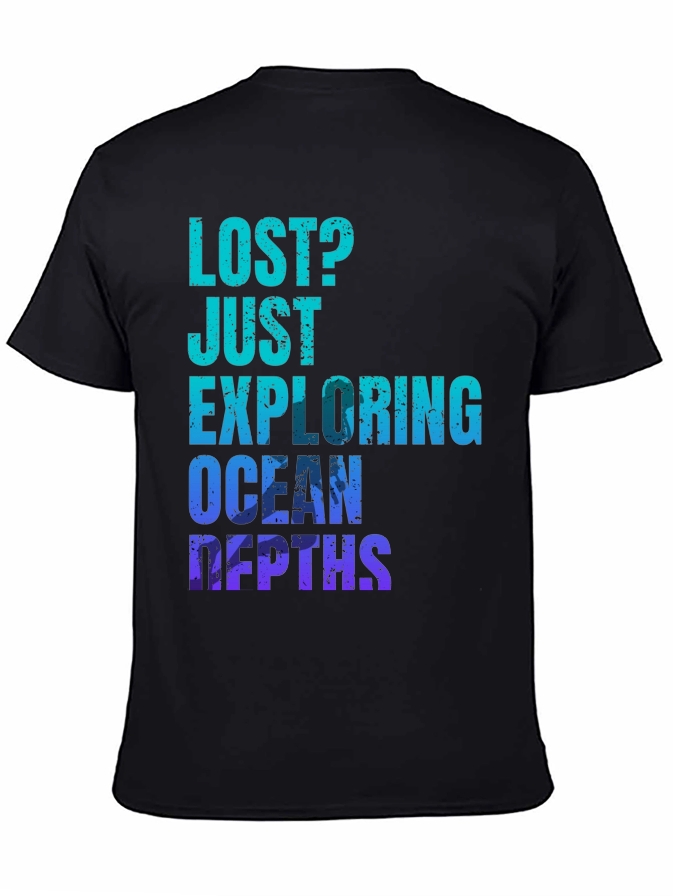 Ocean Depths Graphic T-Shirt - Lost? Just Exploring