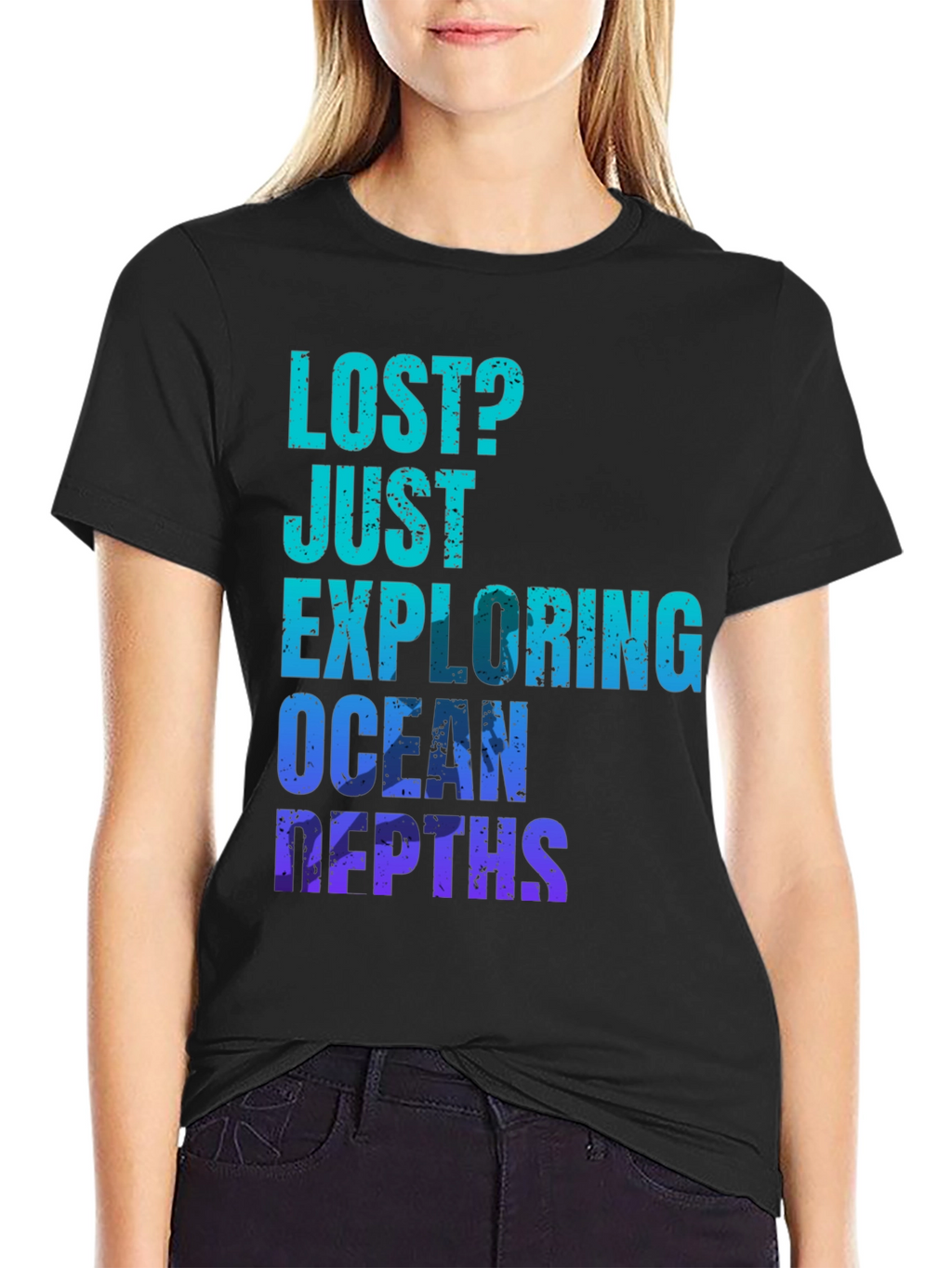 Ocean Depths Graphic T-Shirt - Lost? Just Exploring