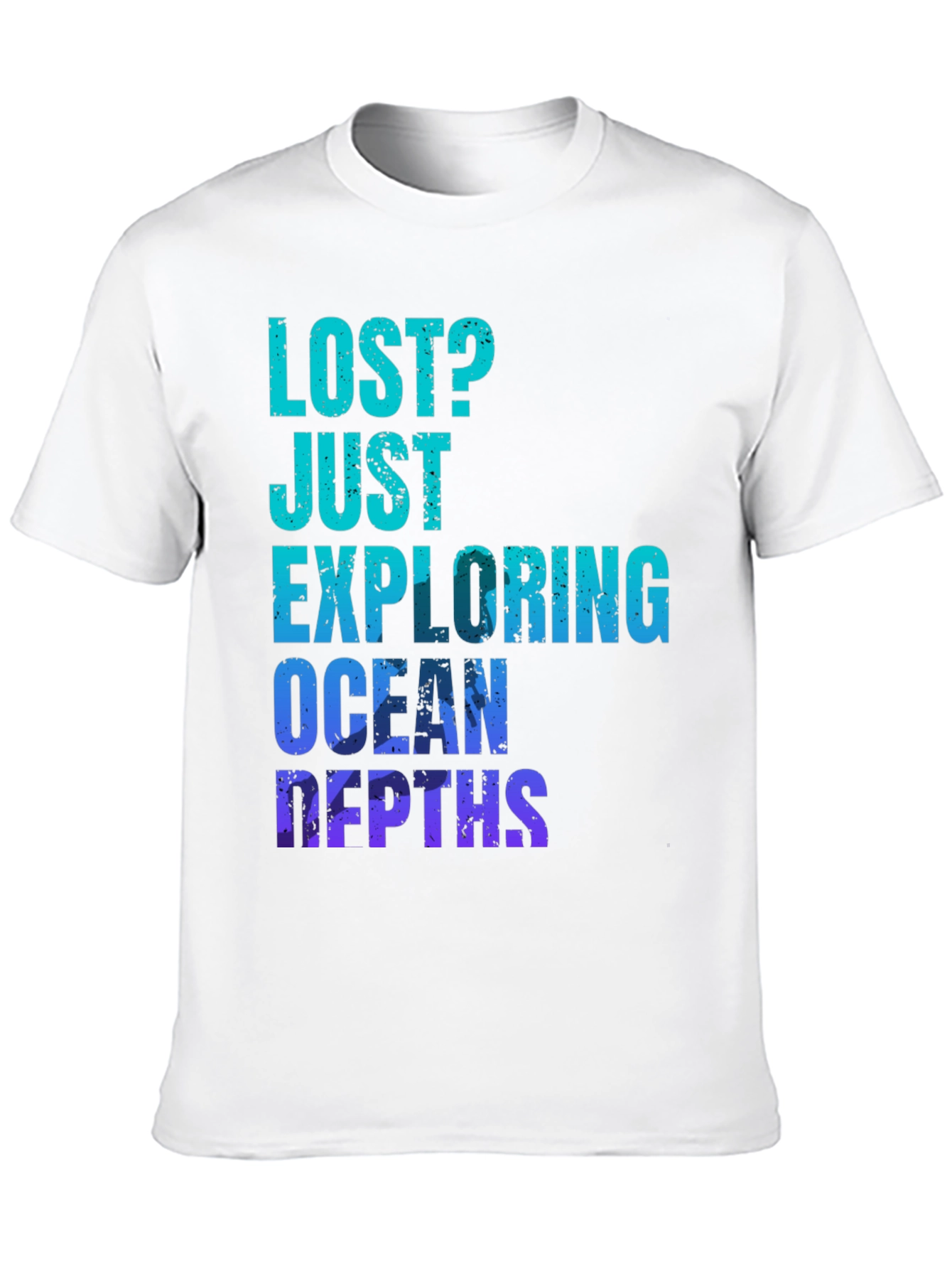 Ocean Depths Graphic T-Shirt - Lost? Just Exploring